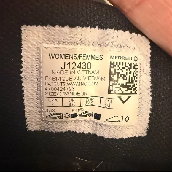 Merrell Siren Sport Q2 Mid Waterproof Boots Women’s 7 Slate Blue Hiking Trail - Picture 10 of 11